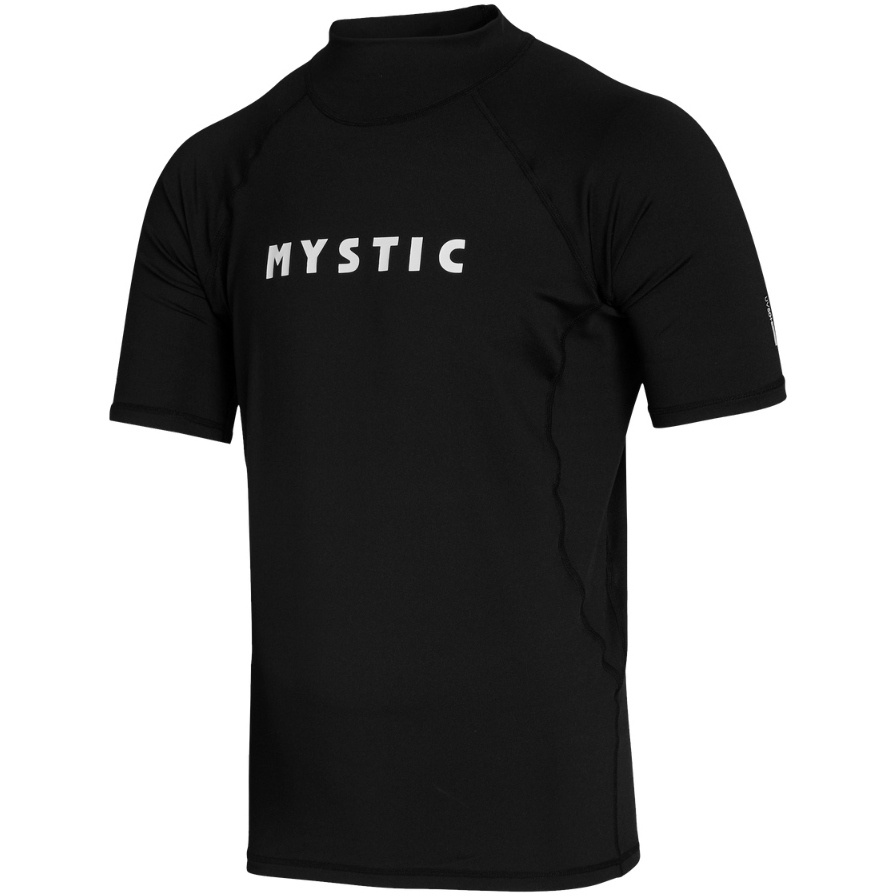 2026 Mystic Mens Star Short Sleeve Rash Vest 35001.240164 - Black